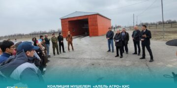КОАЛИЦИЯ ӨКІЛДЕРІ «АЛЕЛЬ АГРО» ҚҰС ФАБРИКАСЫНЫҢ ҰЖЫМЫМЕН КЕЗДЕСТІ
