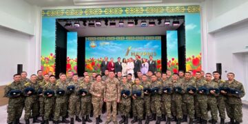 Ұлттық ұлан әскерилері мен жергілікті ұйымдар Алғыс айту күнін атап өтті