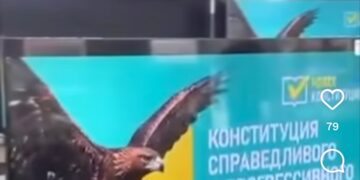 Өтеген батырдағы өзгеше акция: Жаңа теледидарлар халықты “референдумға шақырады”