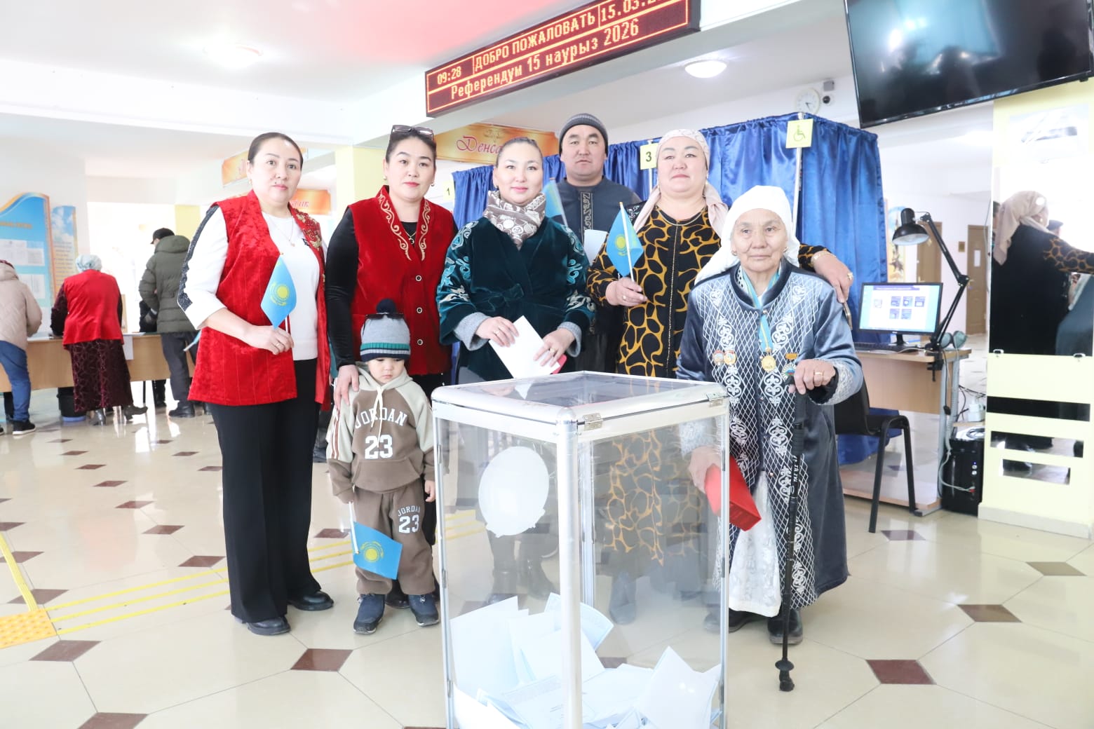 Өнегелі отбасы дауыс берді