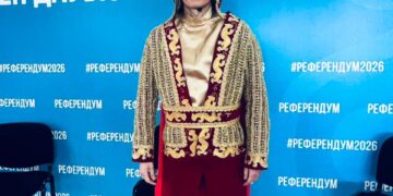 Референдум учаскесінде – “Алтын адам”