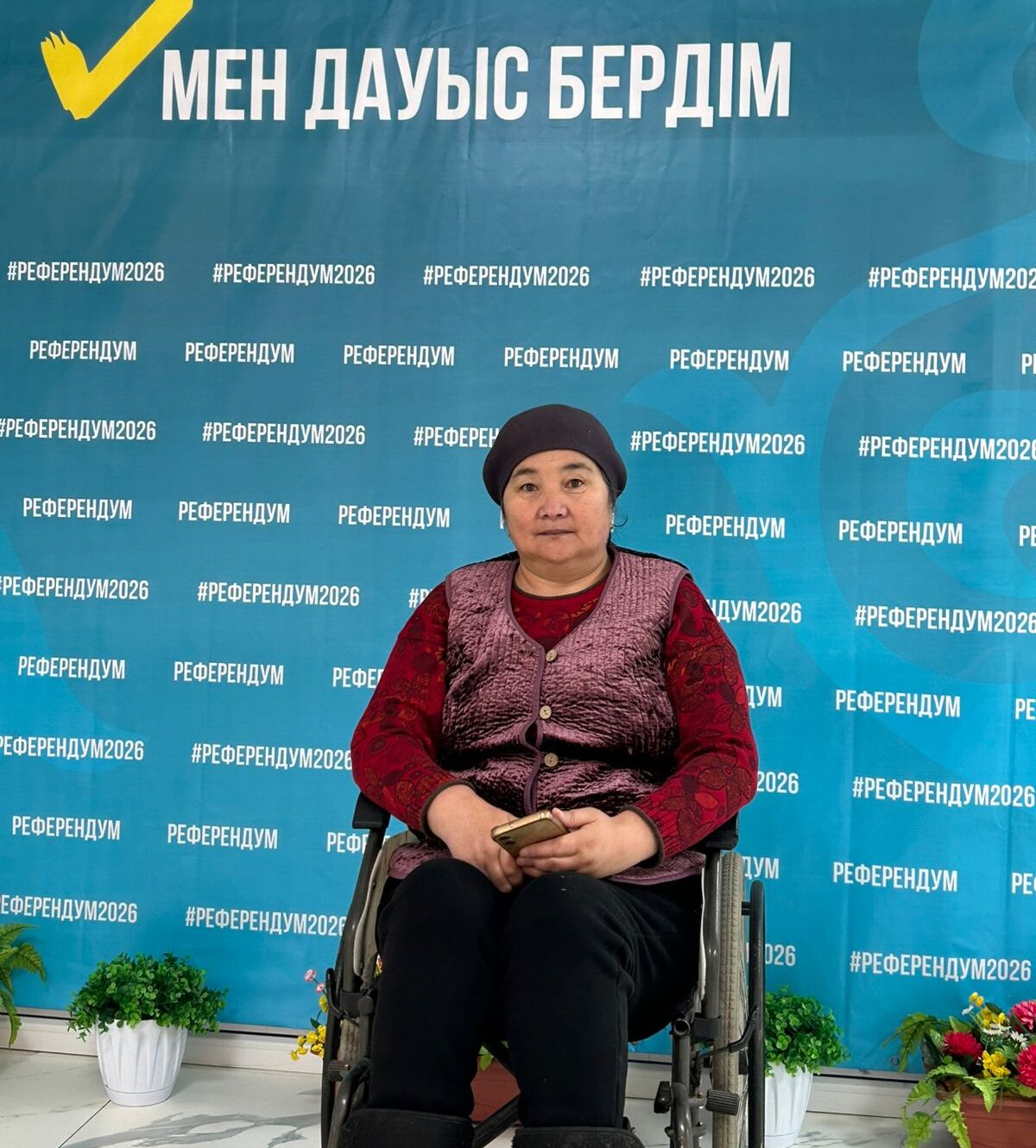 Инватакси арқылы дауыс берді