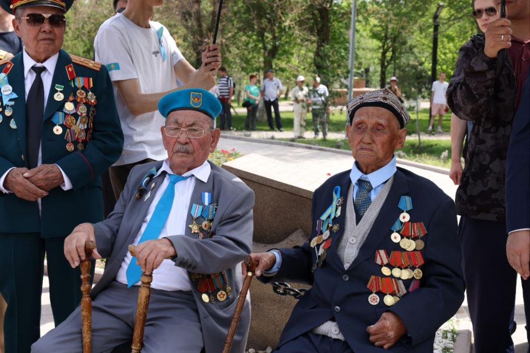 Алматы облысында соғыс ардагерлеріне әлеуметтік көмек берілді