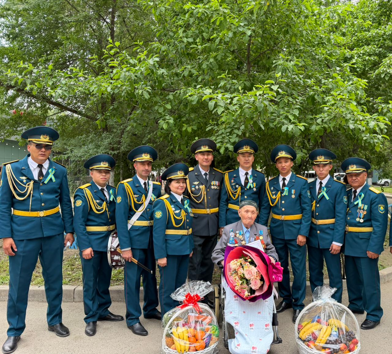 Ерлік ел есінде: майдангерге құрмет көрсетілді